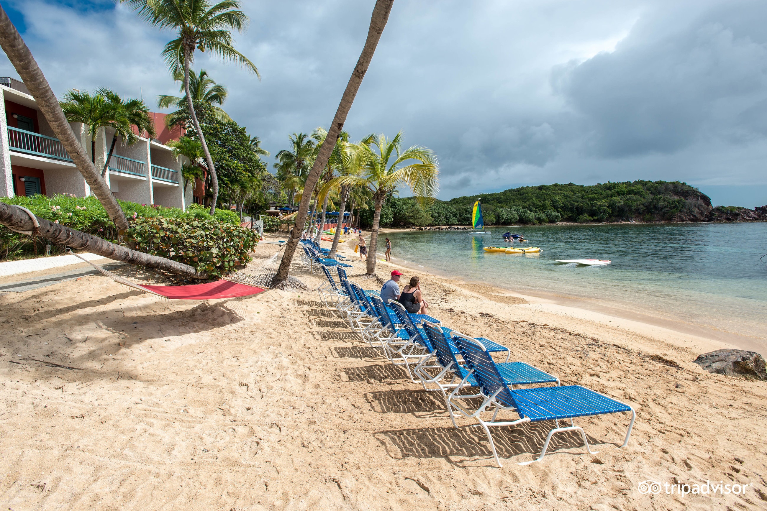 Beach at the Bolongo Bay Beach Resort