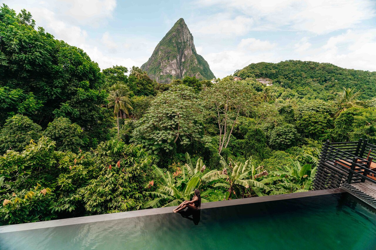 View from the infinity pool
