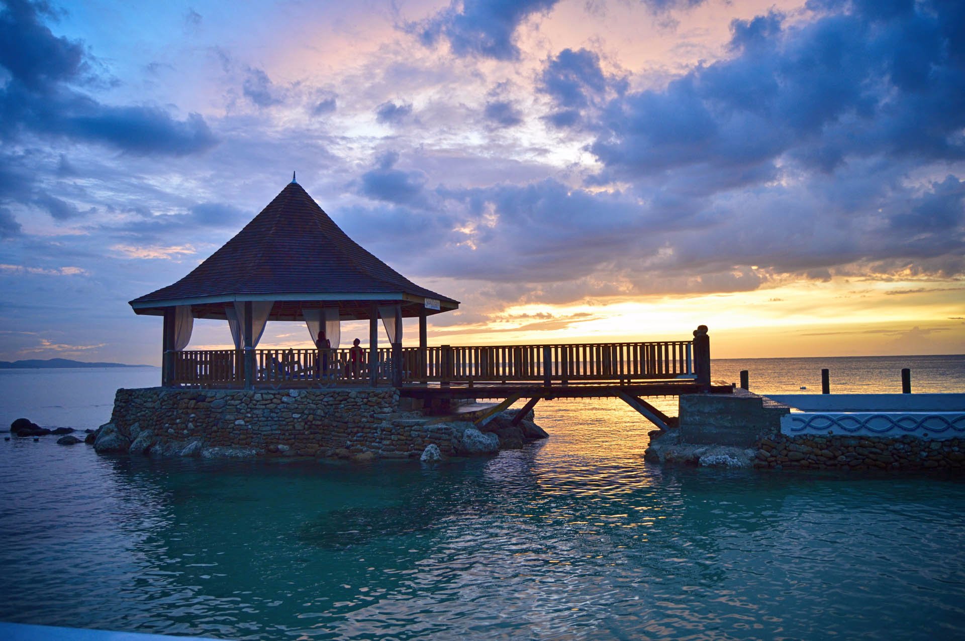 Gazebo Sunset