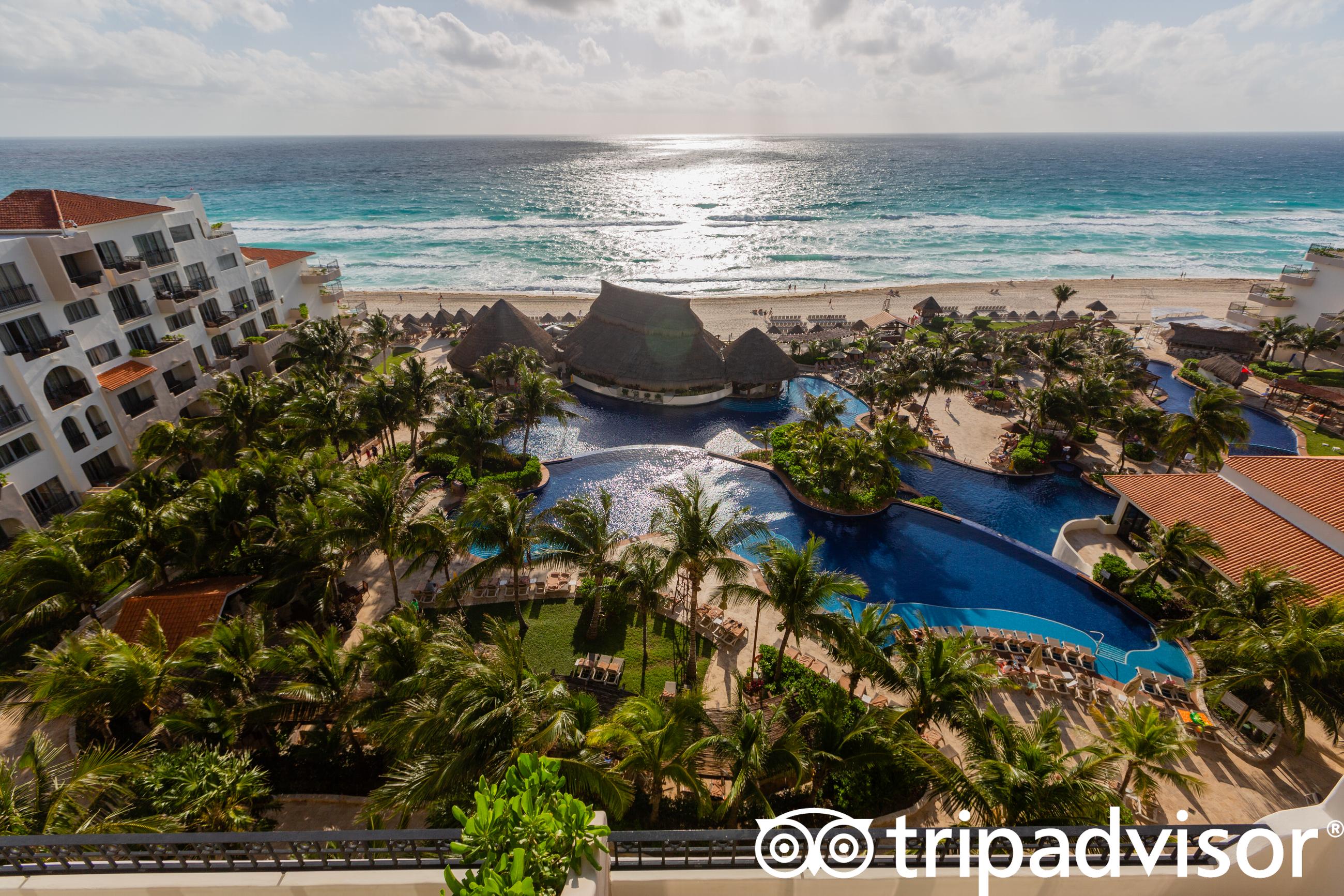 Patio at the Fiesta Americana Condesa Cancun All Inclusive