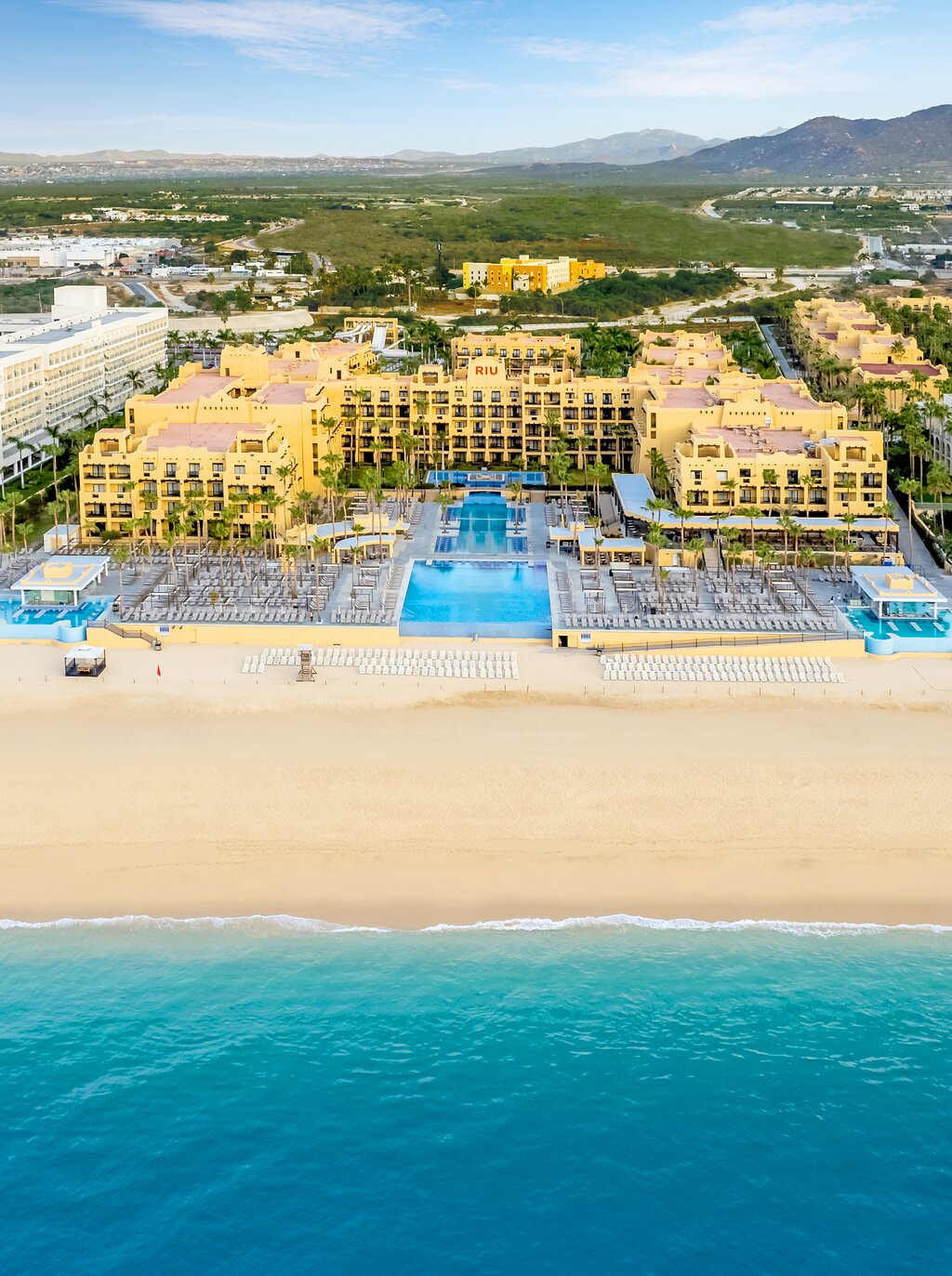 Beachfront aerial view