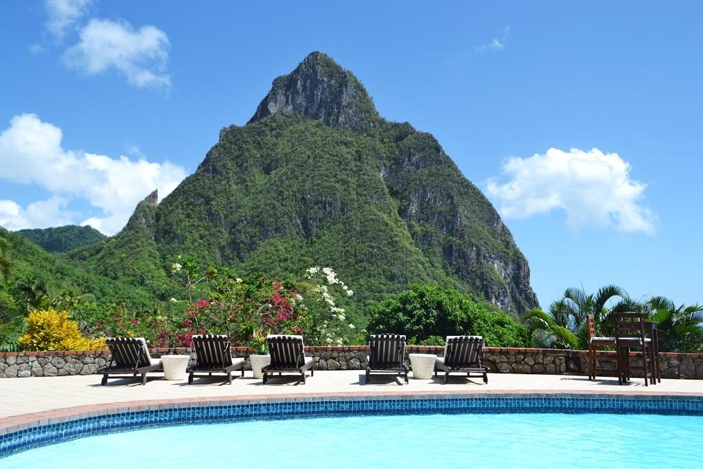 View from restaurant pool