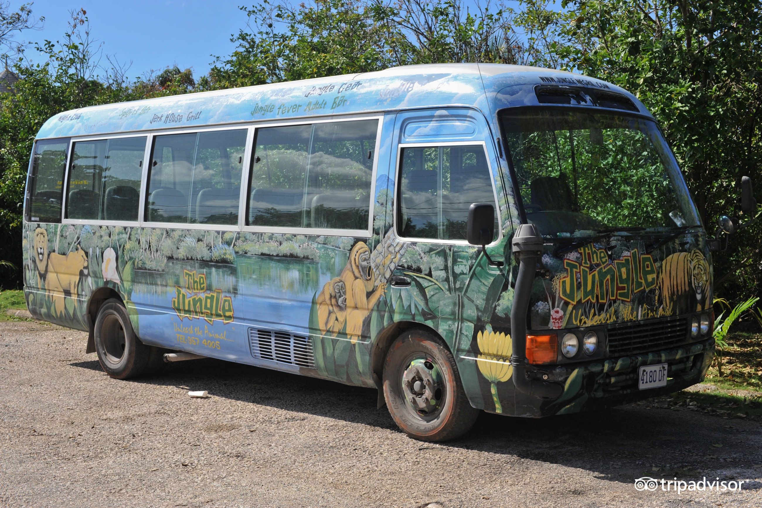 Parking at the Negril Escape Resort And Spa