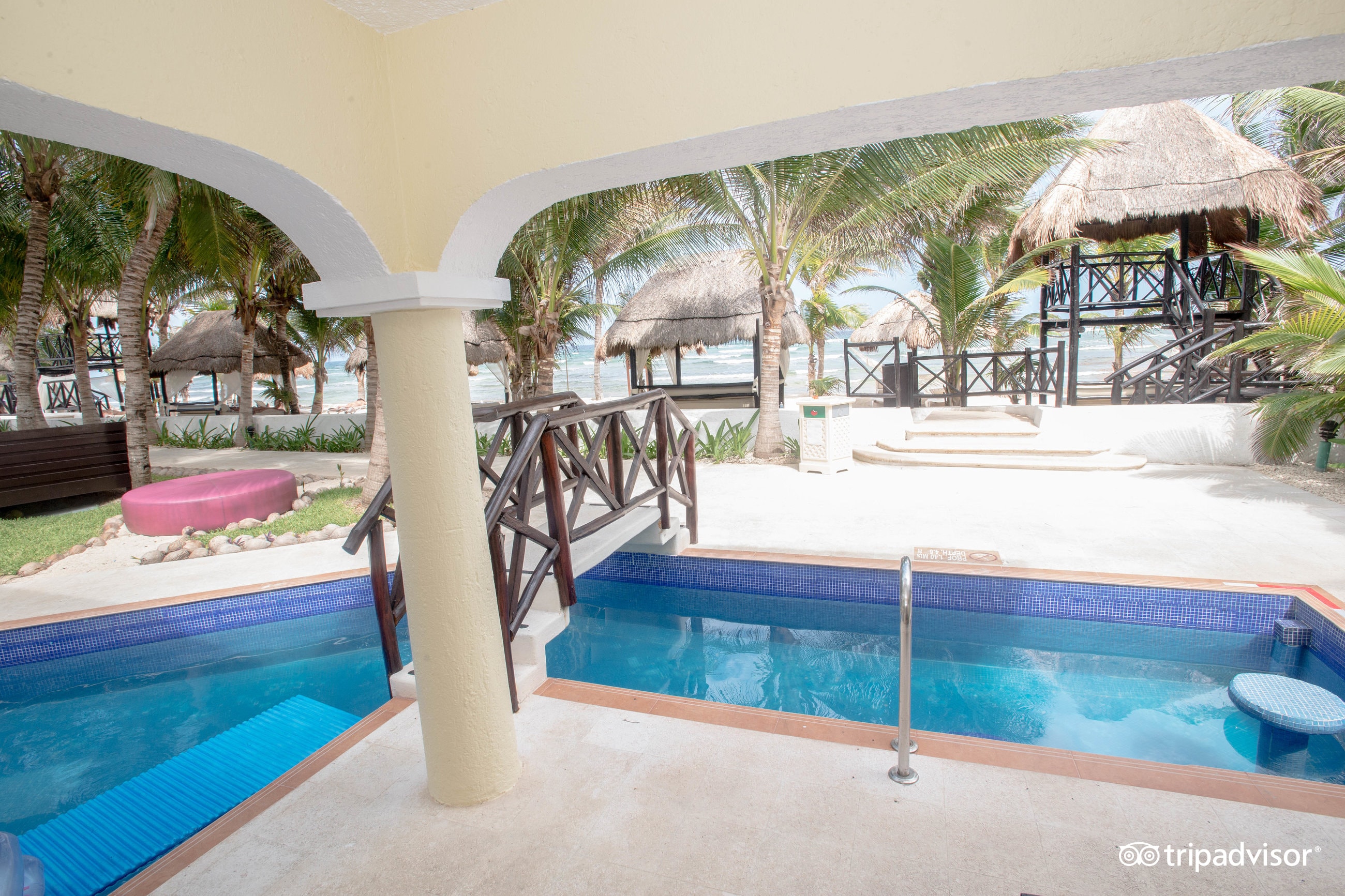 The Swim-Up Suite at the Hidden Beach Resort by Karisma