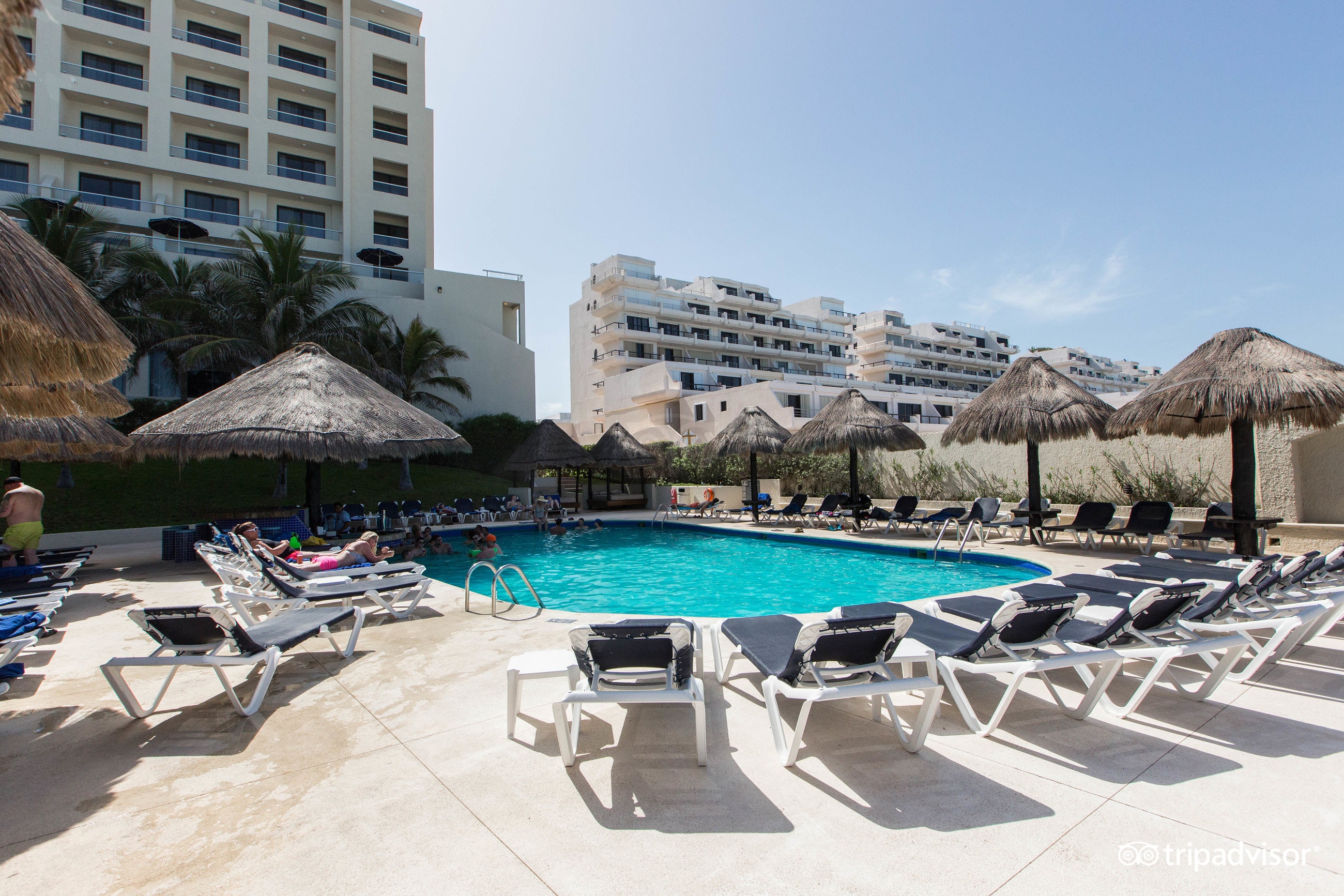 The Adult pool at the Occidental Tucancun