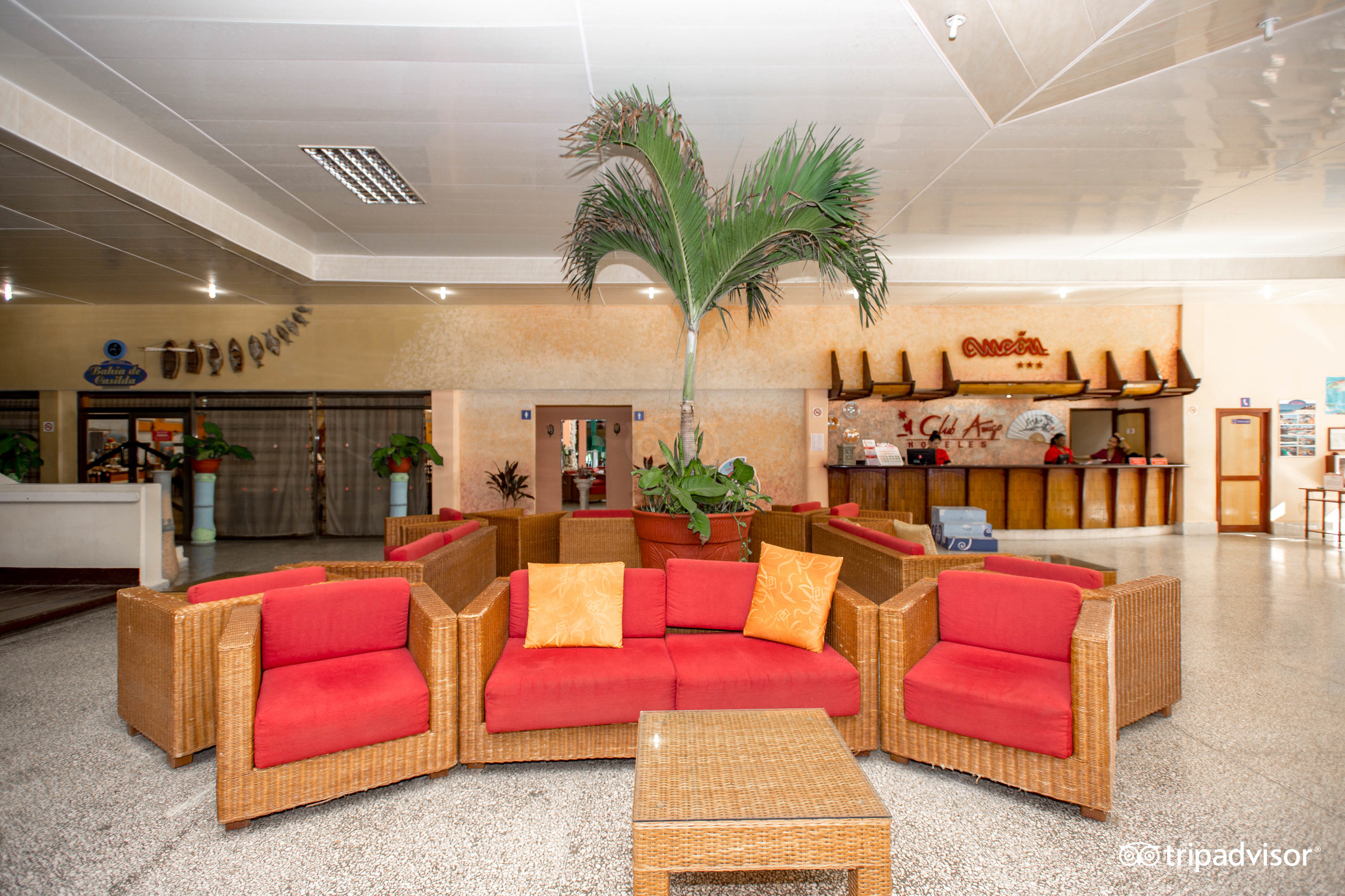 Lobby at the Hotel Ancon