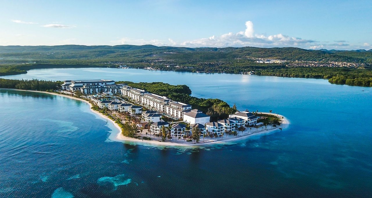 Aerial View at Excellence Oyster Bay