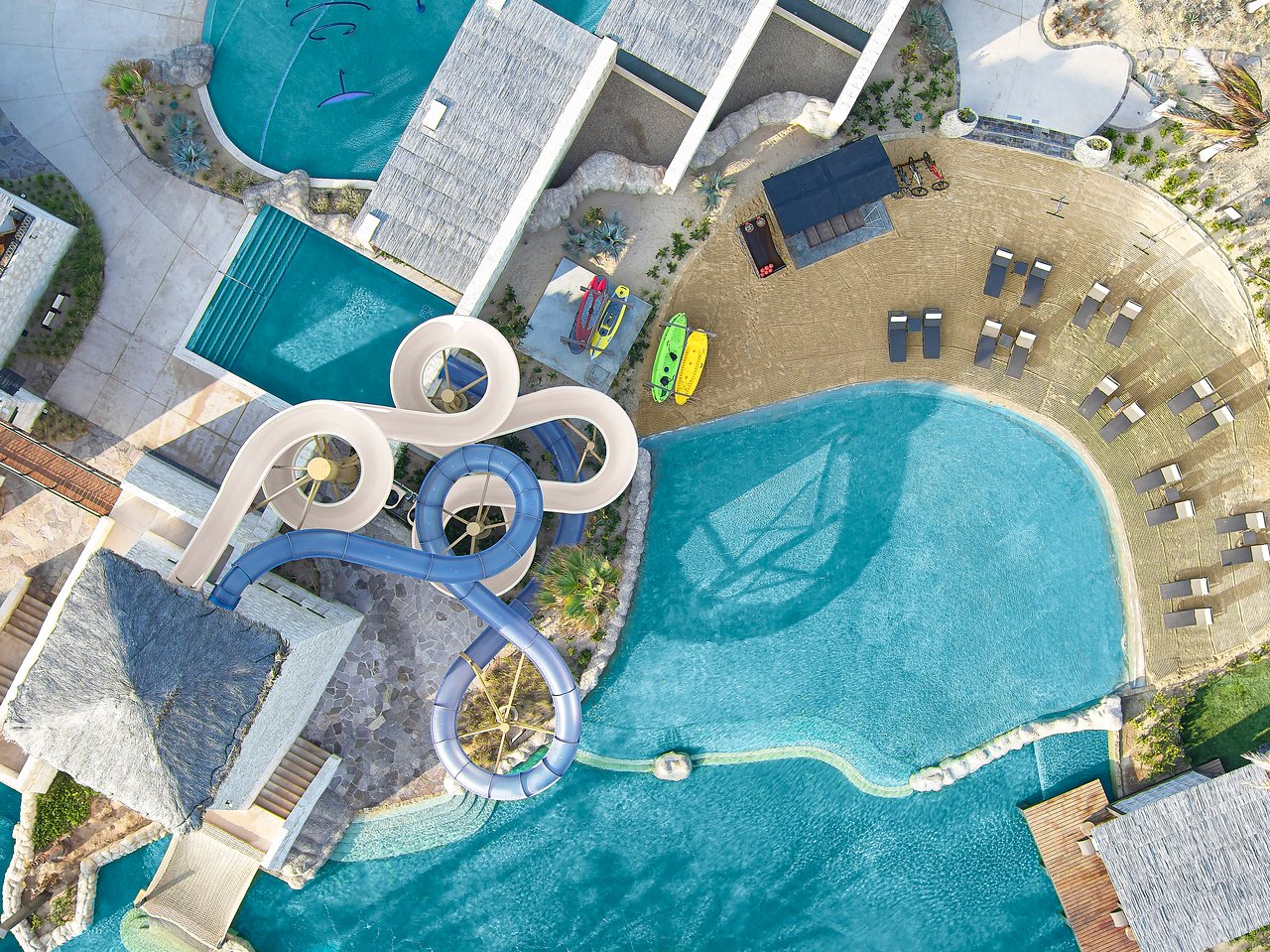 Lagoon and slide