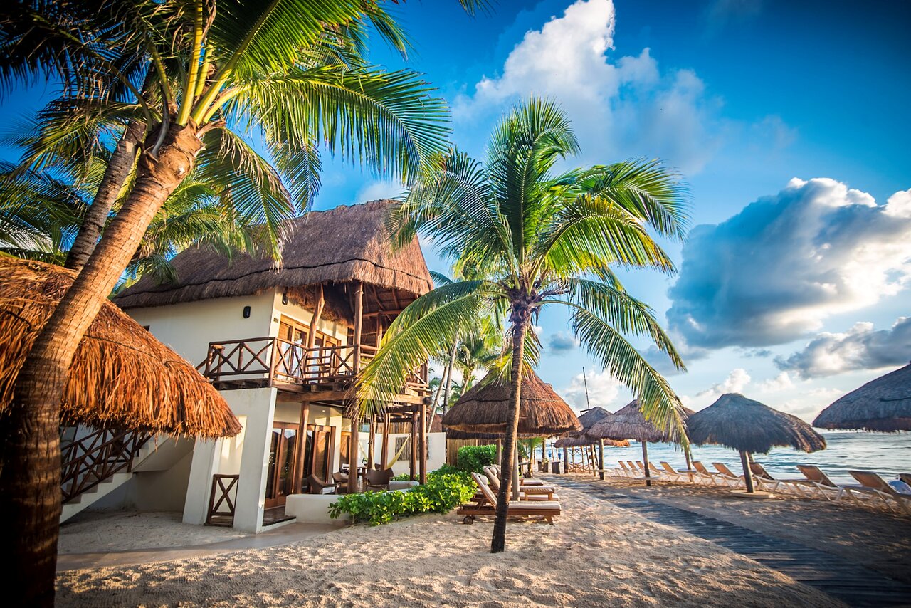 Beach Houses and Beach Area