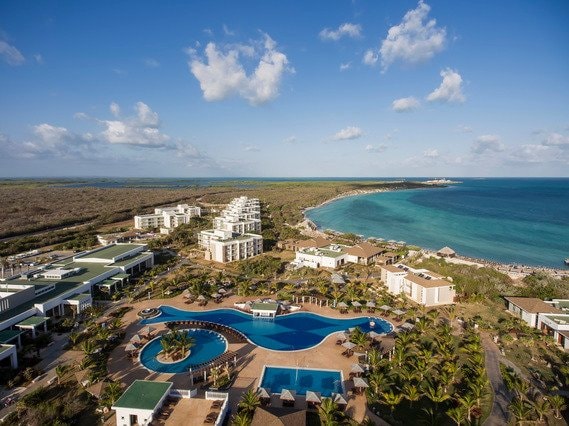 Panoramic view of the hotel