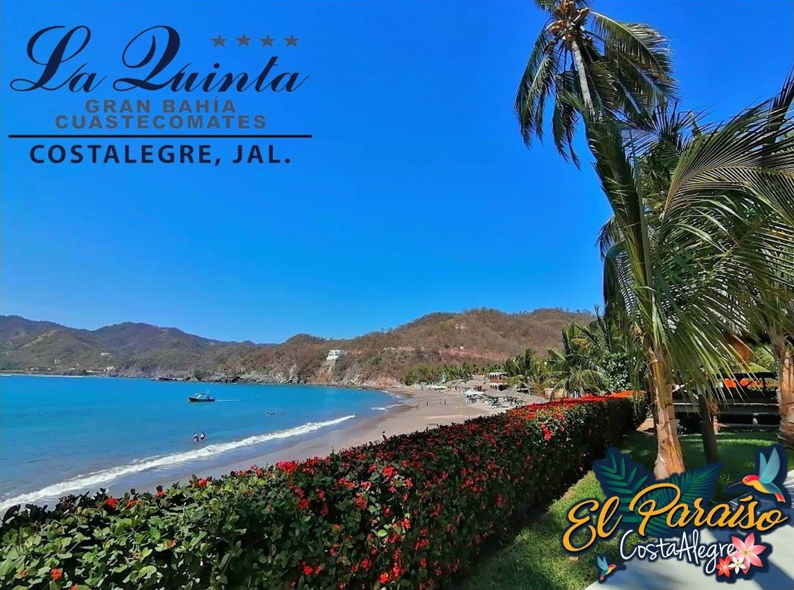 La hermosa bahía de Cuastecomates, ubicada en la costalegre de Jalisco