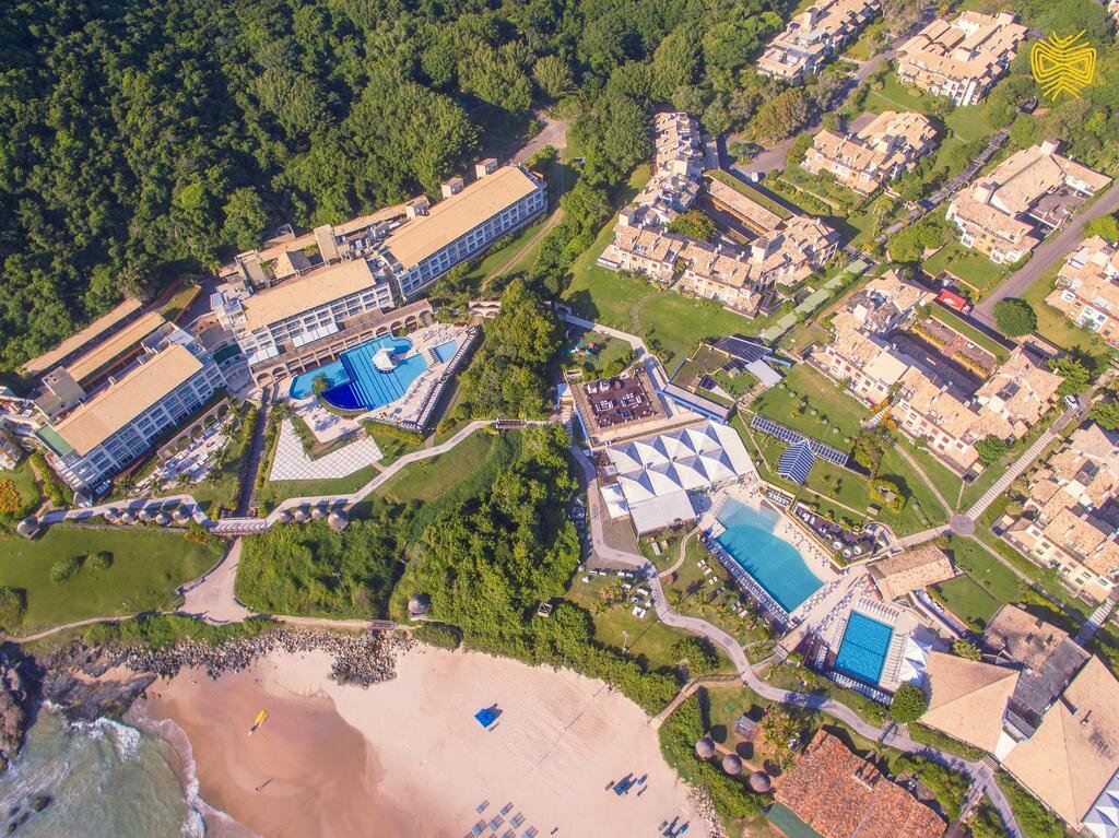 Vista aérea do Resort