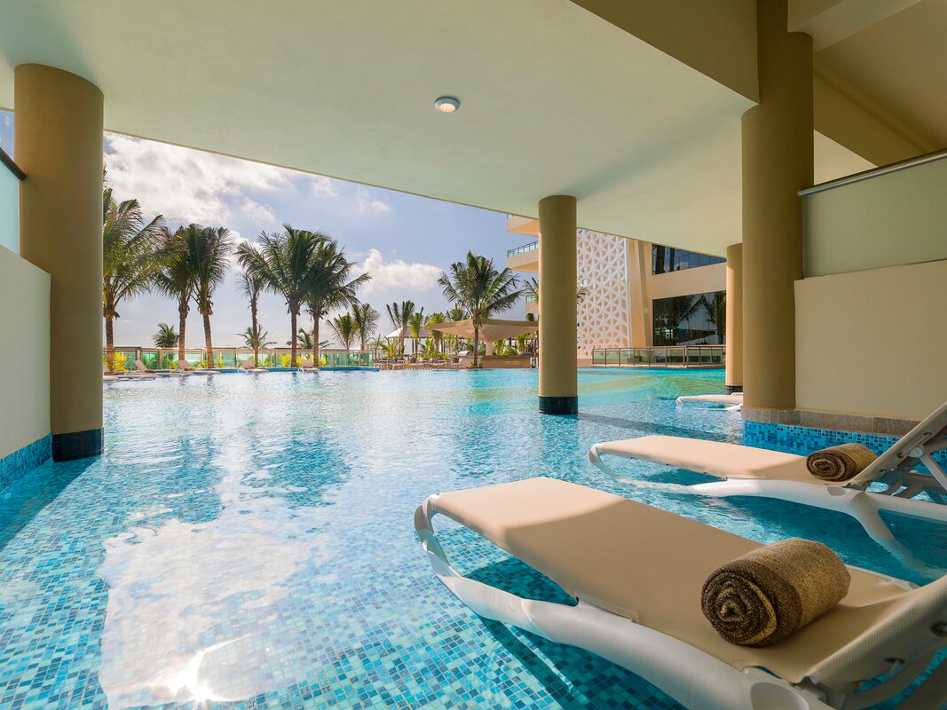 Oceanfront Two Bedroom Pool Swim-Up Suite at Generations Riviera Maya
