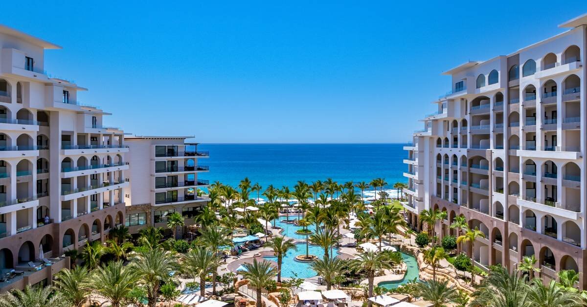 Step into luxury at Villa La Valencia Beach Resort & Spa, Los Cabos! Our resort boasts impressive facilities for all ages, featuring the region's longest lazy river and stunning pools. Indulge in gourmet dining at diverse restaurants and unwind in your spacious, elegant suite. Experience ultimate relaxation at our decadent Luxury Spa, complemented by engaging activities and impeccable service. Everything you need for an unforgettable escape is right here!